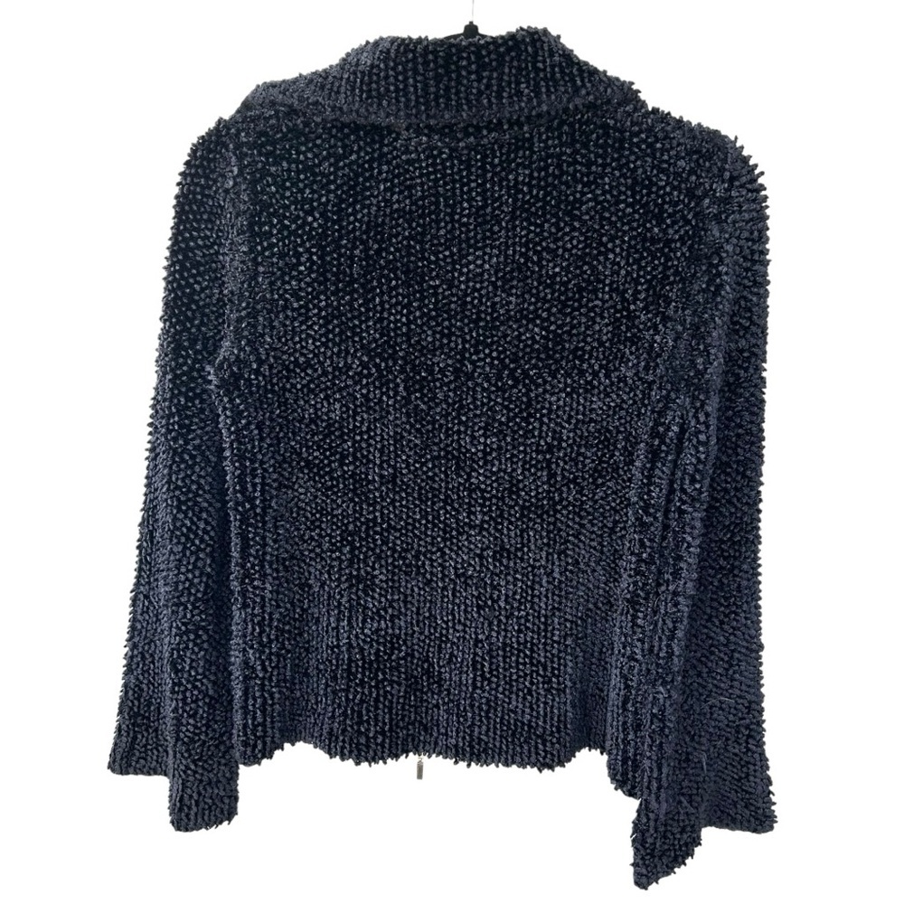 Giorgio Armani Black Textured Cardigan - Picture 5 of 7